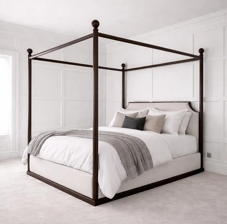 Kensington Luxe Four-Poster Bed