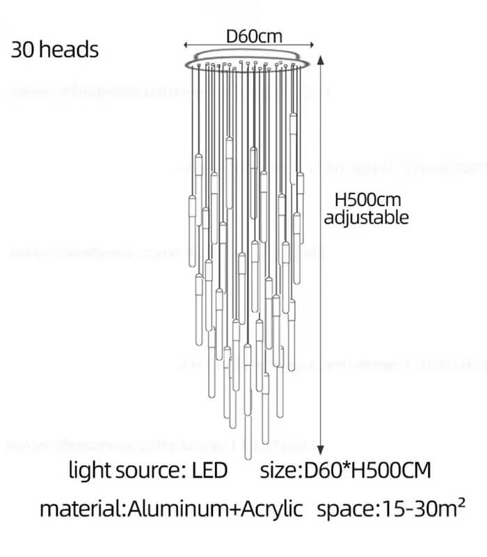 Lucian bar chandelier