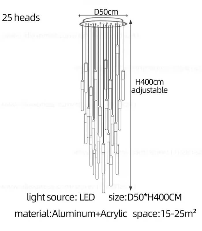 Lucian bar chandelier