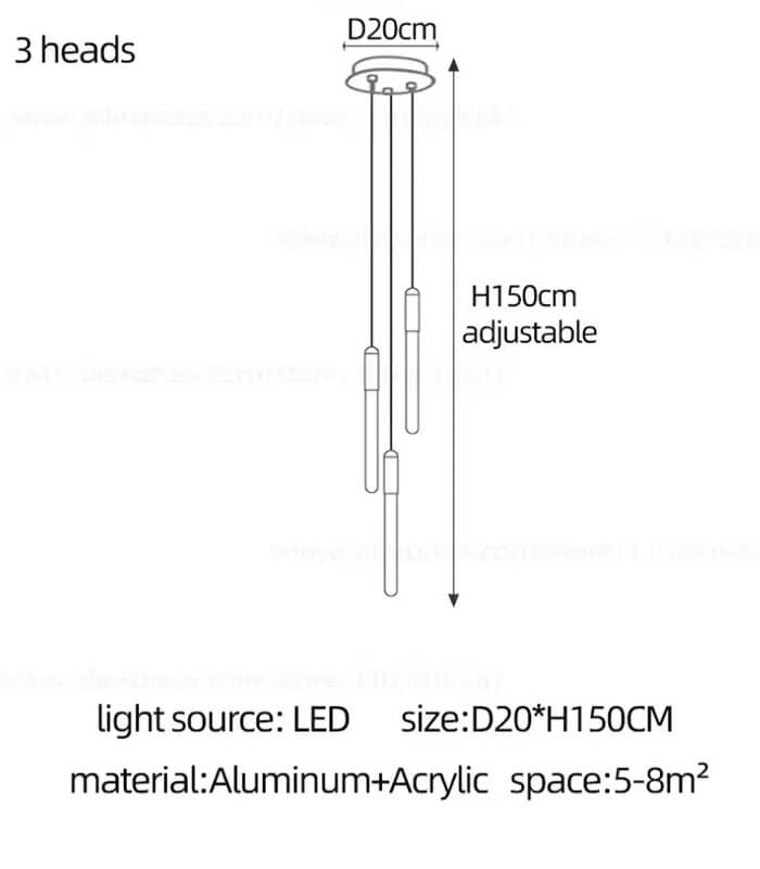Lucian bar chandelier