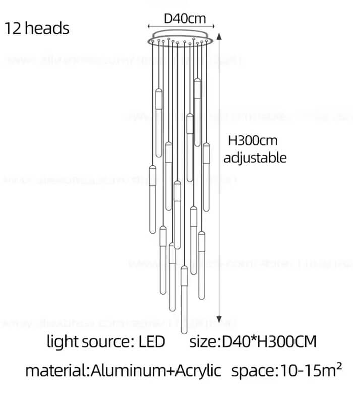 Lucian bar chandelier