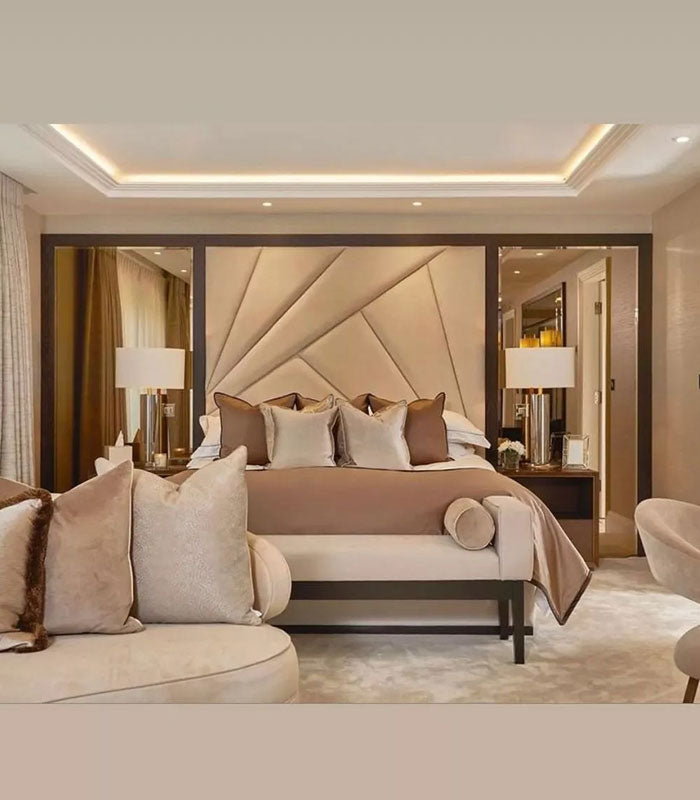 Luxury star deco bed complete with mirrors