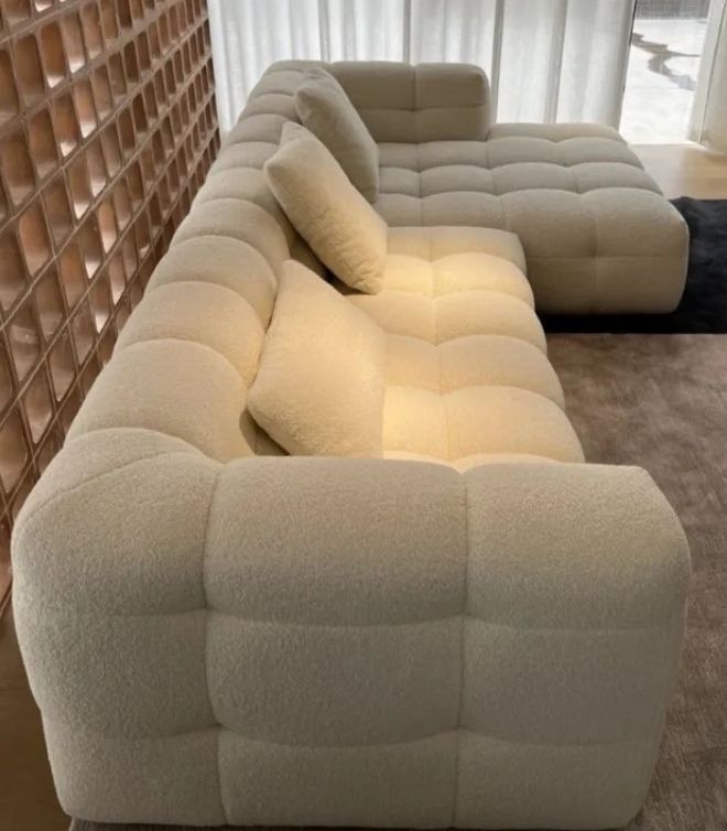 Luxury Royal Chicago Boucle Sofa