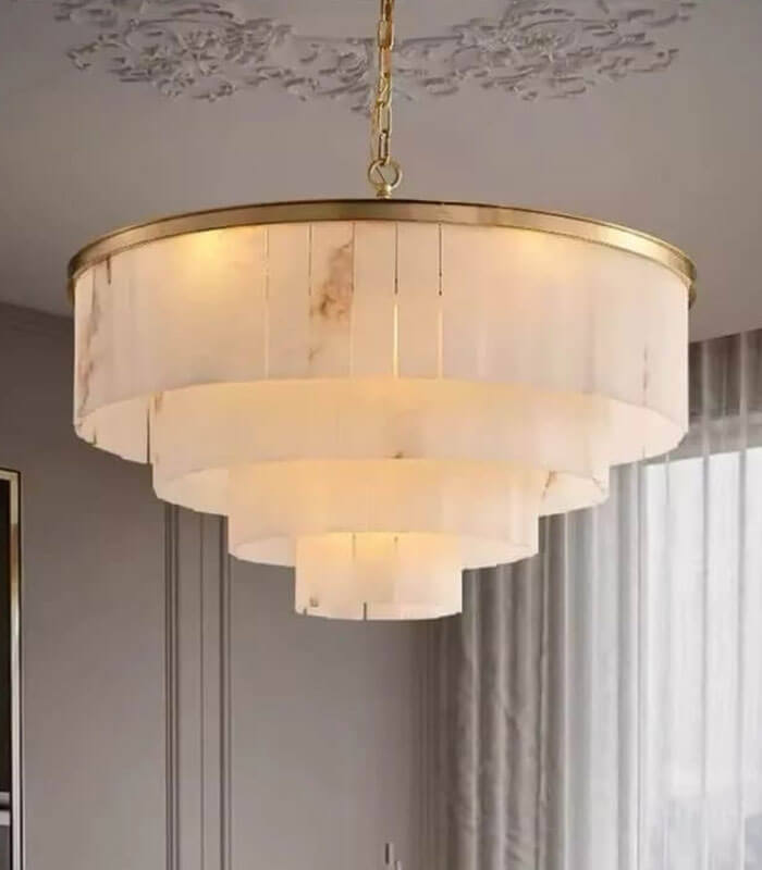 Mayfair marble chandelier
