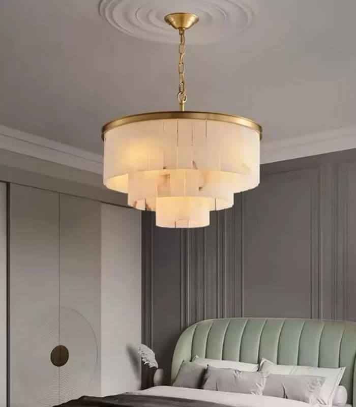 Mayfair marble chandelier