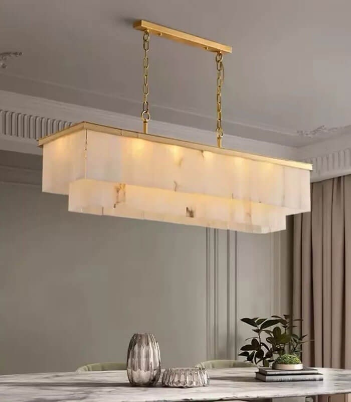 Mayfair natural marble light