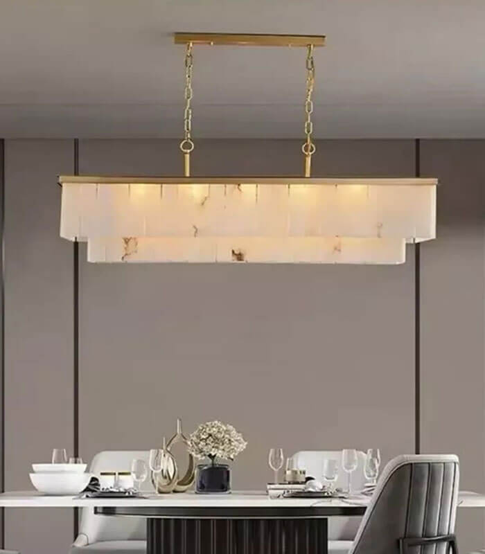 Mayfair natural marble light