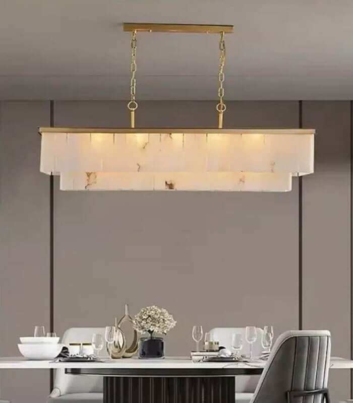 Mayfair natural marble light