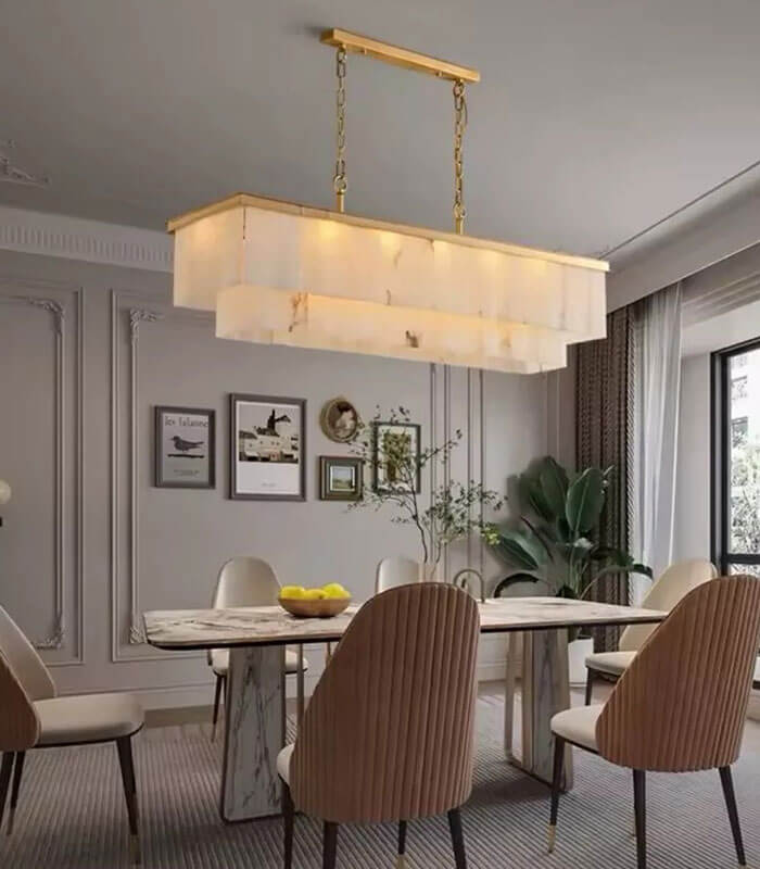 Mayfair natural marble light