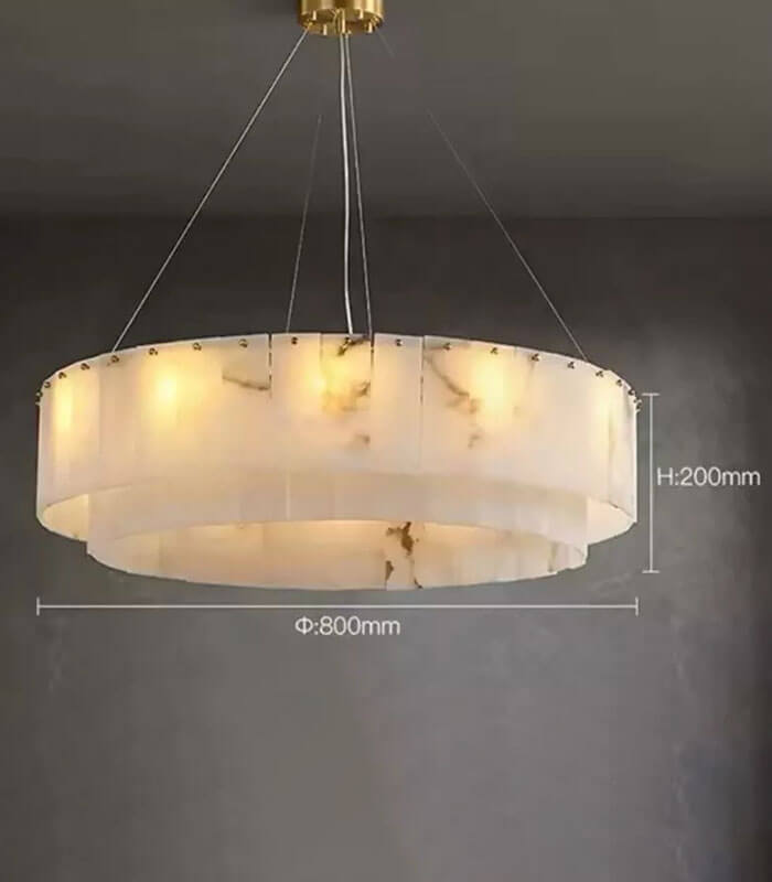 Mayfair natural marble light