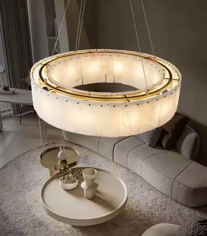 Mayfair natural marble light