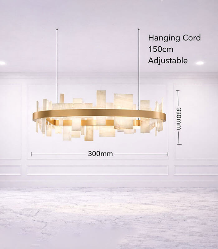 New Modern Natural Marble Ceiling Chandeliers