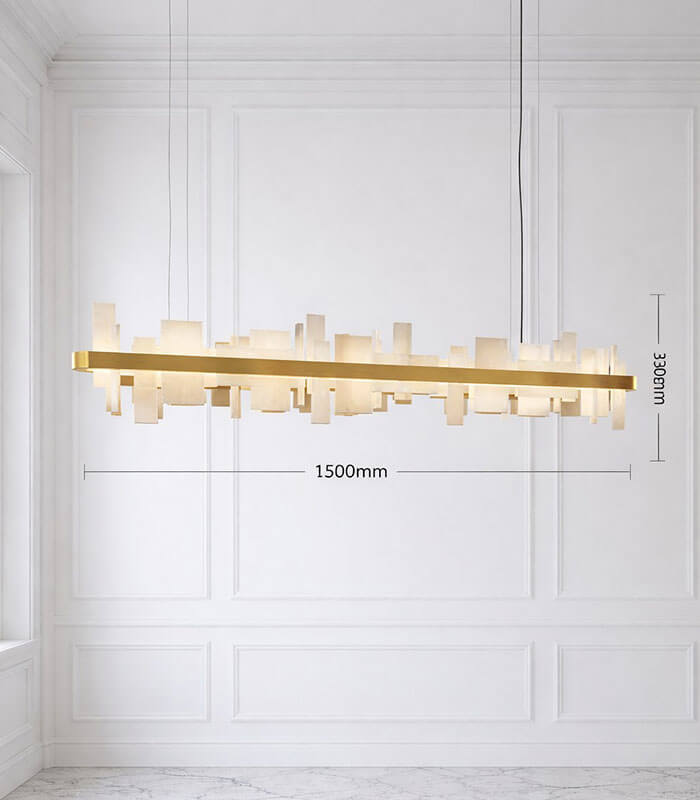 New Modern Natural Marble Ceiling Chandeliers
