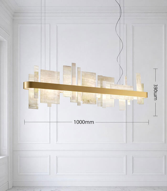 New Modern Natural Marble Ceiling Chandeliers
