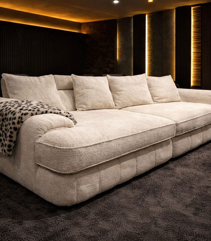 Oyster snuggle cinema bed