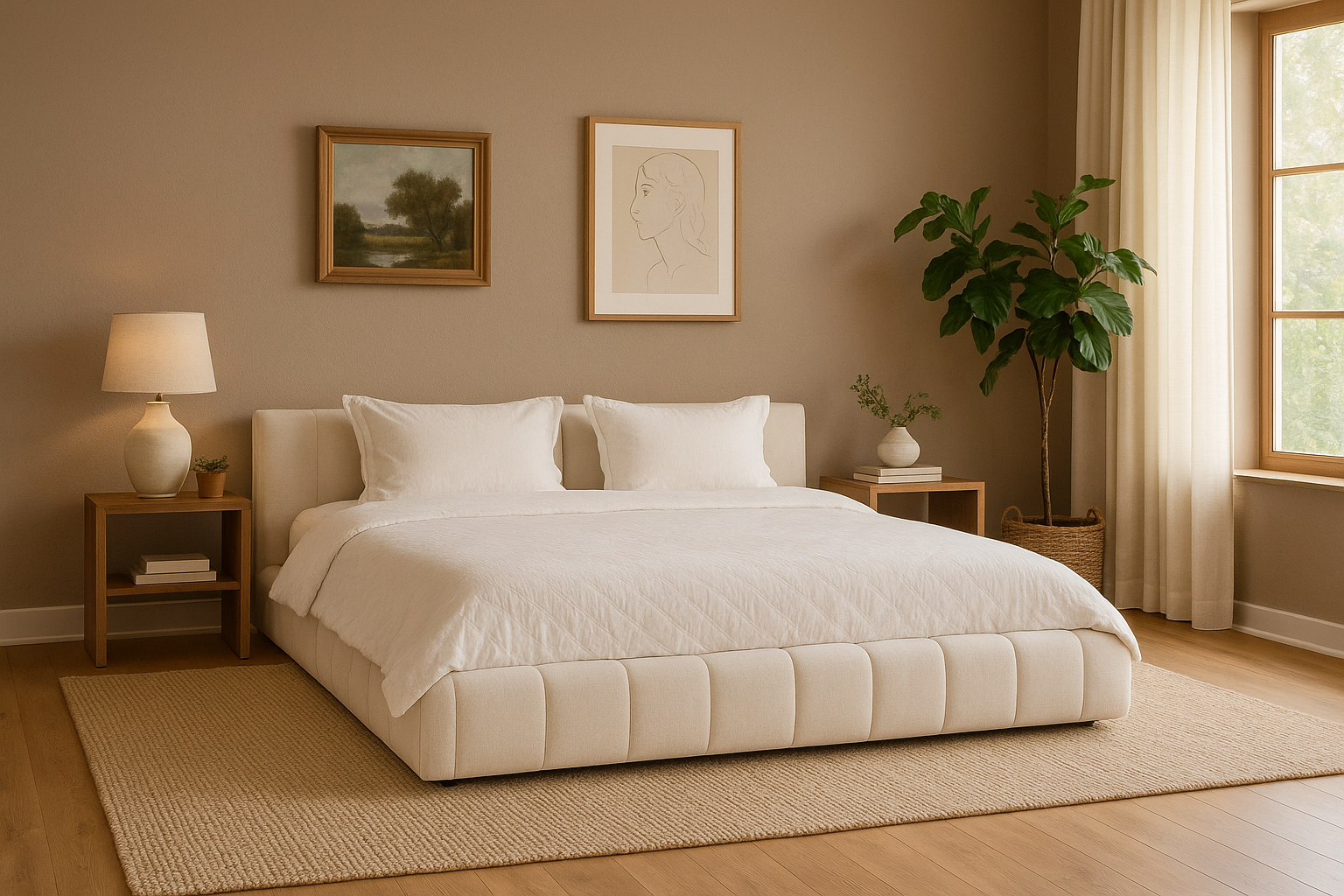 Oyster Oxford Bed