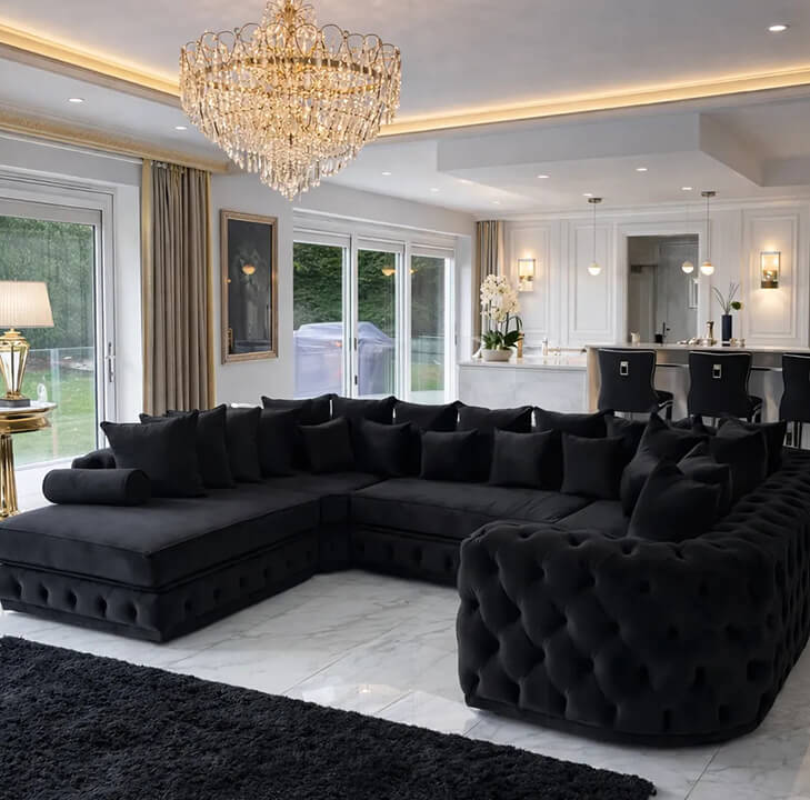 Royal Surrey U Shape Chaise Sofa