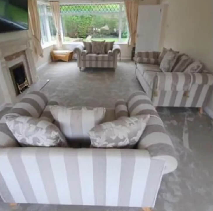 Royal Windsor Sofa In Cream And Beige