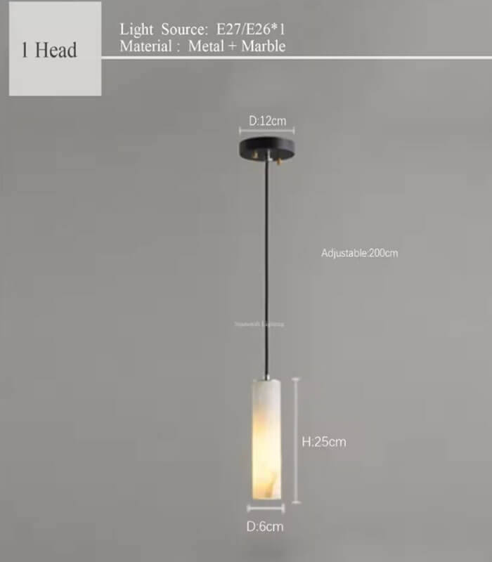 Serville natural marble Pendant Lights