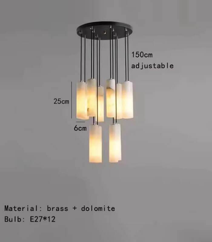 Serville natural marble Pendant Lights