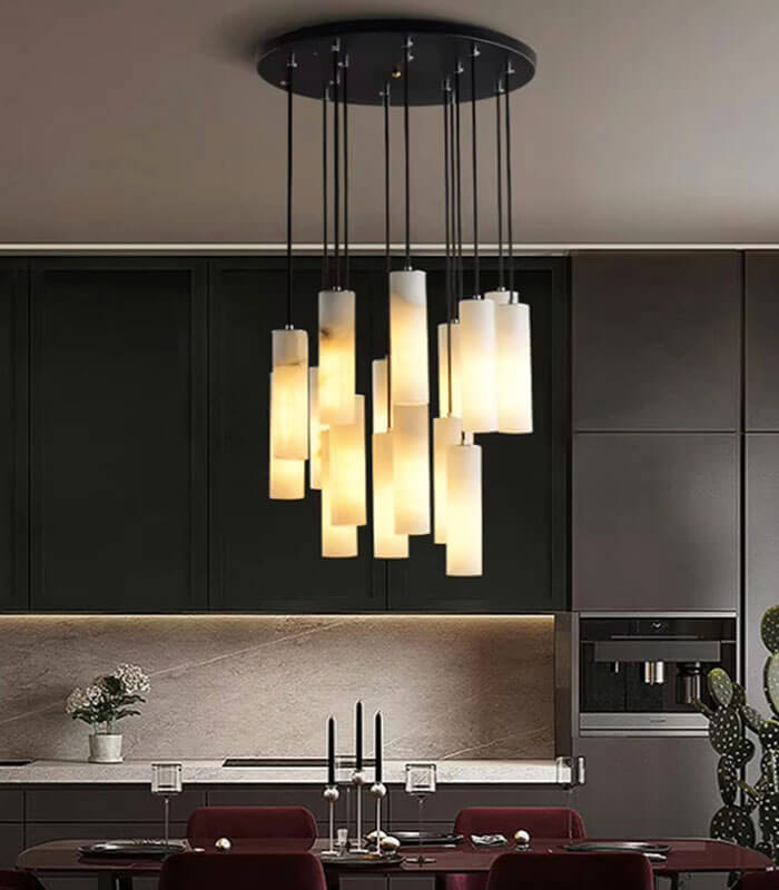 Serville natural marble Pendant Lights