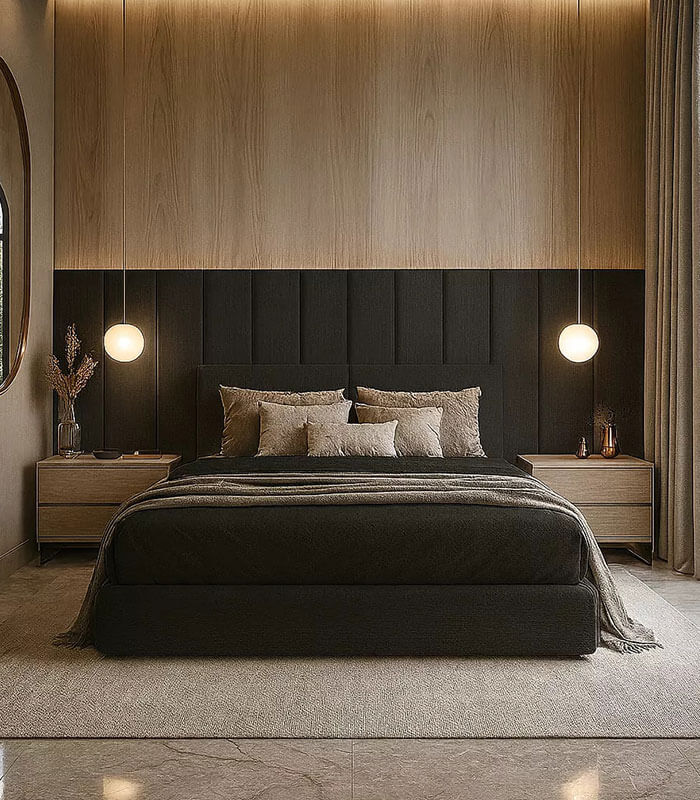 Thomas linear panelled bed