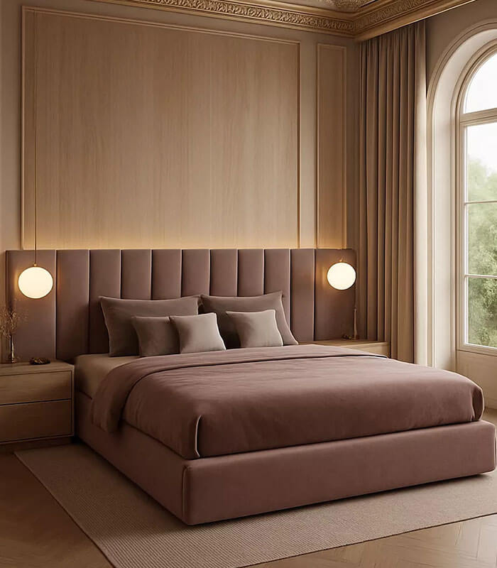 Thomas linear panelled bed