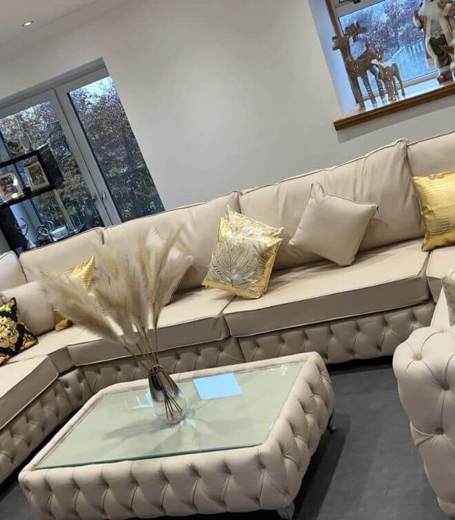 U shape curved Ashton sofa