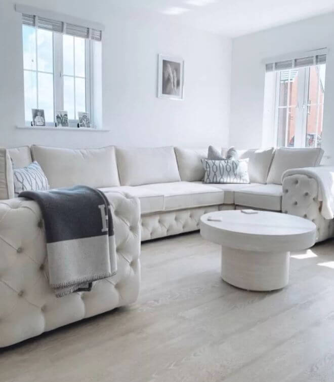 U shape curved Ashton sofa