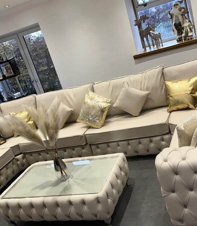 U shape curved Ashton sofa