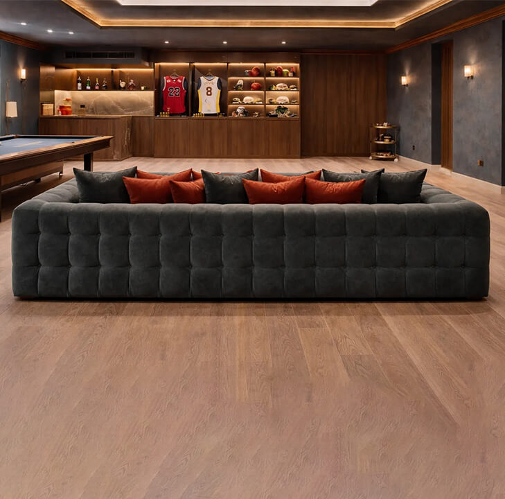 Velour Cinema Sofa