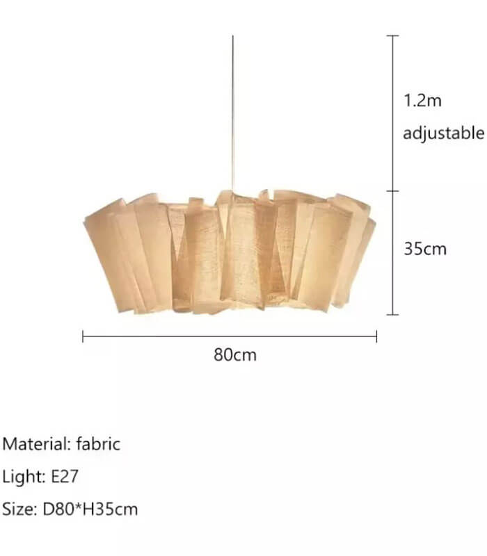 Vintage Alice Fabric Chandelier