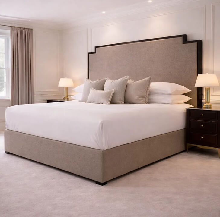 Washington Step Bed With Wood Trim