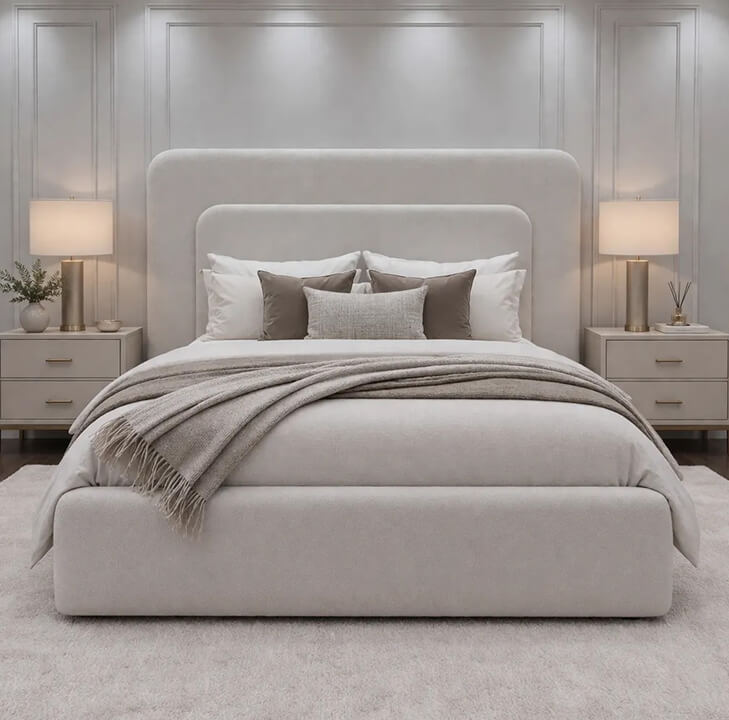 York Curved Bed