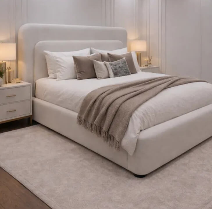 York Curved Bed
