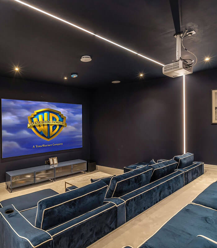 charles cinema seating with cup holders