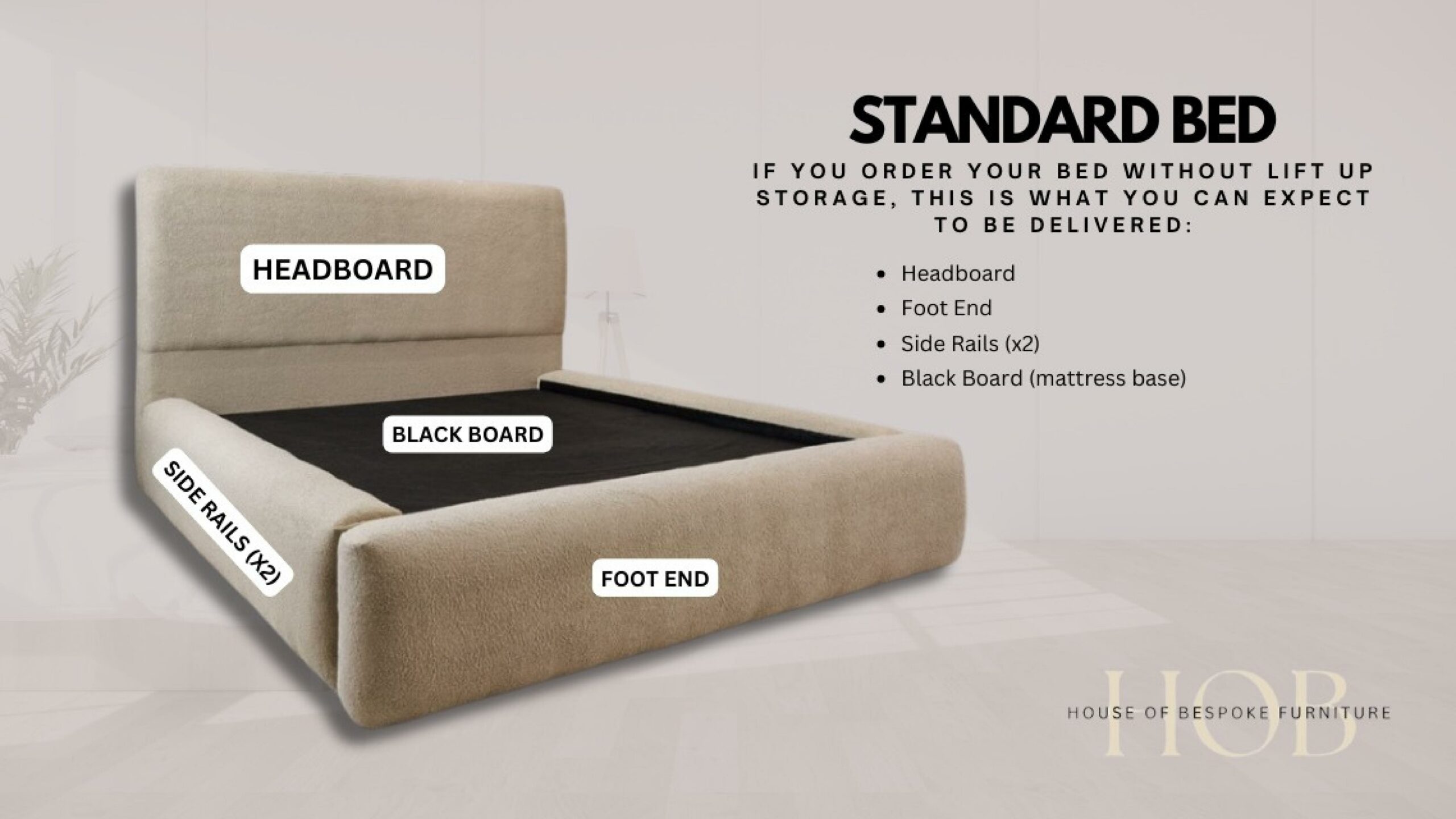 standard size bed